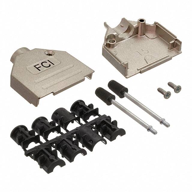 8655MH1501BKLF Amphenol ICC (FCI)  Gusci posteriori per connettori D-Sub a forma di D